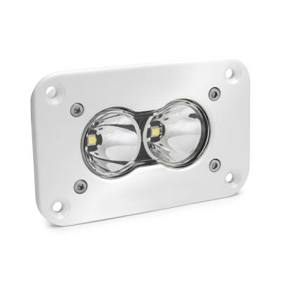 Baja Designs - Baja Designs LED Work Light Flush Mount Clear Lens Work/Scene Pattern White S2 Pro