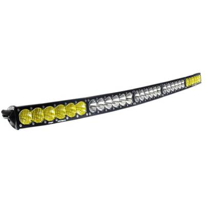 Baja Designs - Baja Designs 50 Inch LED Light Bar Amber/White Dual Control Pattern OnX6 Arc Series