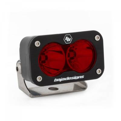 Baja Designs - Baja Designs LED Work Light Red Lens Spot Pattern S2 Sport