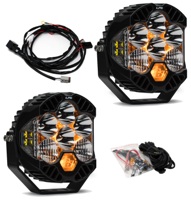 Baja Designs - Baja Designs Jeep JL/JT Rubicon Steel Bumper LED Light Kit LP6