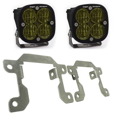 Baja Designs - Baja Designs Ford, Ranger (19-On), Fog Pocket Kit, Squadron SAE Amber