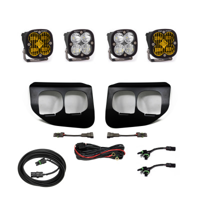 Baja Designs - Baja Designs Ford Super Duty (20-22) Fog Lights Dual FPK Amber SAE/Pro DC