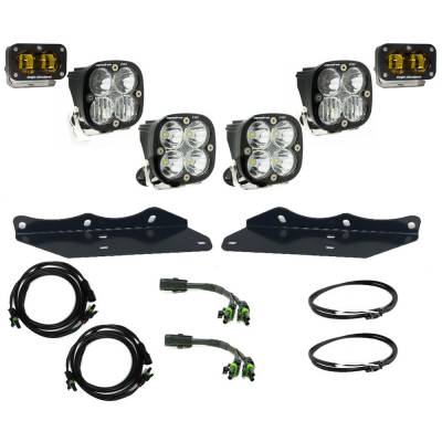 Baja Designs - Baja Designs Ford Raptor (17-20) Fog Pocket Kit S2 SAE Amber Pro
