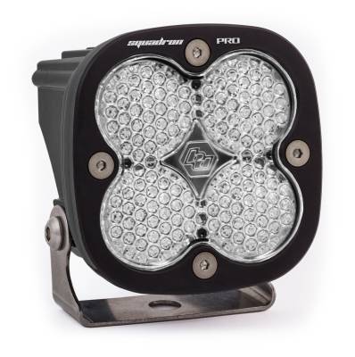 Baja Designs - Baja Designs LED Light Pod Black Clear Lens Work/Scene Pattern Squadron Pro