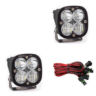 Baja Designs - Baja Designs LED Light Pods Driving Combo Pattern Pair Squadron Pro Series