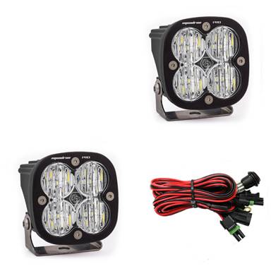 Baja Designs - Baja Designs LED Light Pods Wide Cornering Pattern Pair Squadron Pro Series