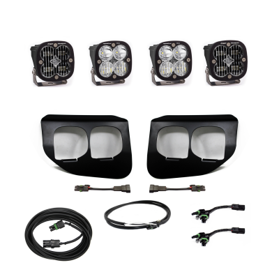 Baja Designs - Baja Designs Ford Super Duty (20-22) Fog Lights Dual FPK SAE/Pro DC w/Upfitter