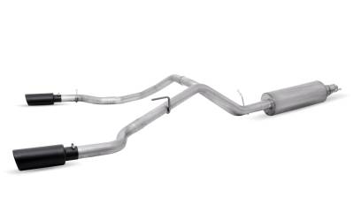 Gibson Performance - Gibson Performance 69550B Black Elite Cat-Back Dual Sport Exhaust System