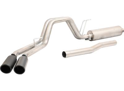 Gibson Performance - Gibson Performance 69134B Black Elite Cat-Back Dual Sport Exhaust System