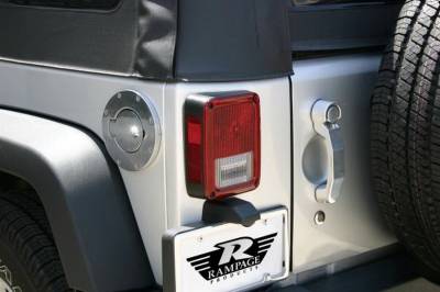 Rampage - Rampage 85001 Billet Style Fuel Door Cover