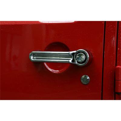 Rugged Ridge - Rugged Ridge 13311.11 Chrome Door Handle Cover