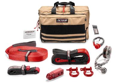 Factor 55 - Vehicle Recovery Kit Sawtooth Red -Large