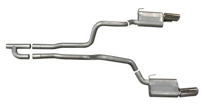 Gibson Performance - Gibson Performance 319005 Cat-Back Dual Split Exhaust System