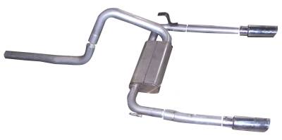 Gibson Performance - Gibson Performance 320000 Cat-Back Dual Split Exhaust System