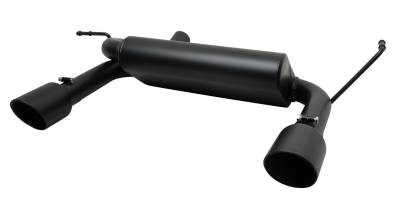Gibson Performance - Gibson Performance 17303-B Black Elite Cat-Back Dual Split Exhaust System