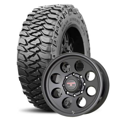 Mickey Thompson - LT315/70R17 M/T BAJA LEGEND MTZ RWL on 17x9 DR Tracker III Black