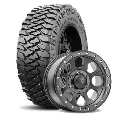 Mickey Thompson - LT285/70R17 M/T BAJA LEGEND MTZ RWL on 17x9 M/T Classic Pro Black