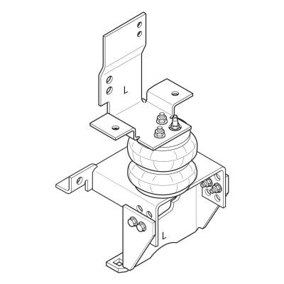 Firestone Ride-Rite - Firestone Ride-Rite 2220 Ride-Rite Air Helper Spring Kit
