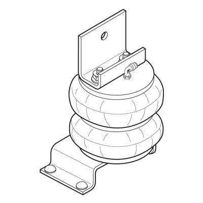 Firestone Ride-Rite - Firestone Ride-Rite 2070 Ride-Rite Air Helper Spring Kit
