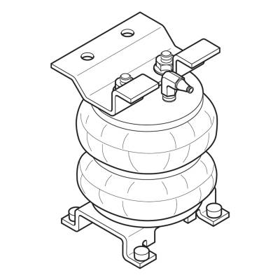 Firestone Ride-Rite - Firestone Ride-Rite 2080 Ride-Rite Air Helper Spring Kit