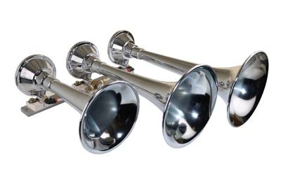 Kleinn Automotive Air Horns - Kleinn Automotive Air Horns 630 Chrome Triple Horn