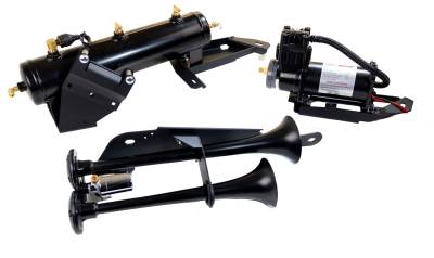 Kleinn Automotive Air Horns - Kleinn Automotive Air Horns CANX3-KIT Onboard Air System w/Horns