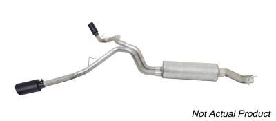 Gibson Performance - Gibson Performance 65712B Black Elite Cat-Back Dual Extreme Exhaust System