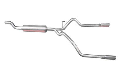 Gibson Performance - Gibson Performance 6502 Cat-Back Dual Split Exhaust System