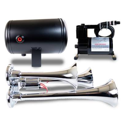 Kleinn Automotive Air Horns - Kleinn Automotive Air Horns HK3 Pro Blaster Triple Horn Kit