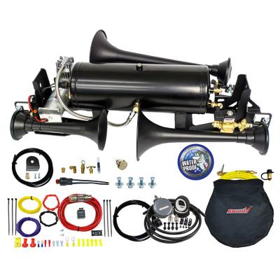 Kleinn Automotive Air Horns - Kleinn Automotive Air Horns RAM1500-734 Onboard Air System w/Horns