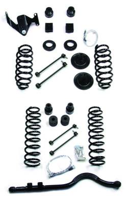 TeraFlex Suspension - TeraFlex Wrangler JK4 4” Spring Lift & Front Track Bar–RHD