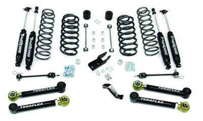 TeraFlex Suspension - TeraFlex Wrangler TJ 4” System & 4 Short Arms & 9550 – RHD