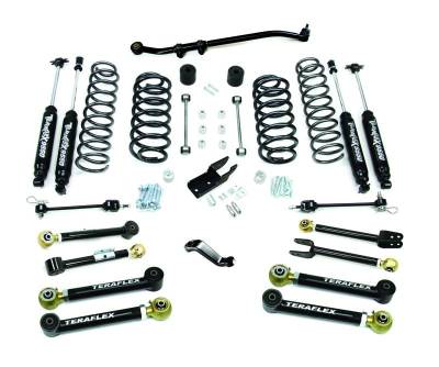 TeraFlex Suspension - TeraFlex Wrangler TJ 4” System & 8 Short Arms & 9550 – RHD