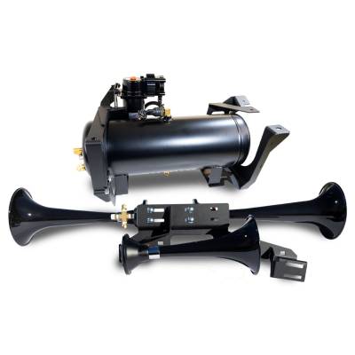 Kleinn Automotive Air Horns - Kleinn Automotive Air Horns GMHD-230 Onboard Air System w/Horns