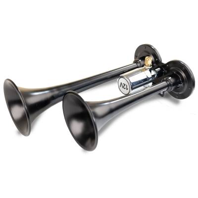 Kleinn Automotive Air Horns - Kleinn Automotive Air Horns 101 Black Dual Horn