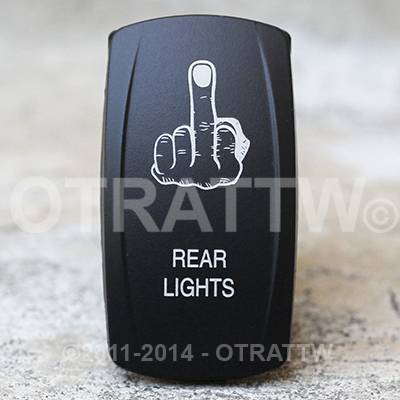 sPOD - sPOD Switch, Rocker Rear Lights using middle finger graphic