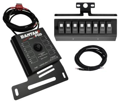 sPOD - sPOD BantamX w/ Red LED Switch panel for JK 2007-2008