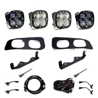 Baja Designs - Baja Designs Squadron SAE/Sport Fog Pocket Kit 23-On Ford F-250/350 Super Duty SAE Fog Clear Toggle Wiring
