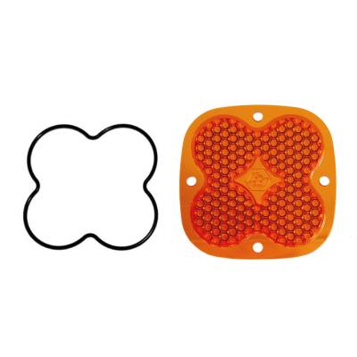 Baja Designs - Baja Designs Squadron Light Pod Lens Kit Work/Scene Factory Amber