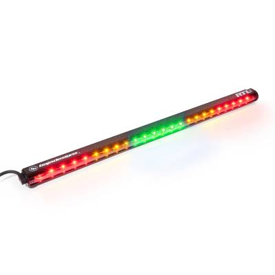 Baja Designs - Baja Designs 30 Inch Light Bar RTL-G Solid Amber, Green Center, Flashing Amber