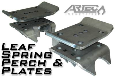 Artec Industries - Artec Leaf Spring Perch And Plates Pair Artec Industries
