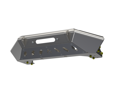 Artec Industries - Artec 07-Up Jeep Wranger/Gladiator High Clearance Front Bumper Powdercoat Black Steel
