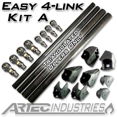 Artec Industries - Artec Easy 4 Link Kit A No Tube All 1.25 Inch Rod Ends
