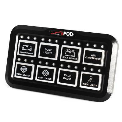 sPOD - sPOD Add On HD Switch Panel For 8 Circuit Systems