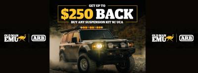 Old Man Emu Suspension Rebate - Save up to $250