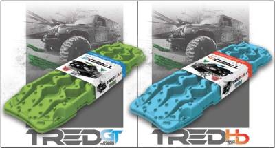 TRED - TRED*HD 32" COMPACT RECOVERY BOARDS FLURO GREEN  PR