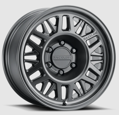 Raceline Wheels - 17x8.5 Raceline 451B - Ryno Satin Black 5x150 4.75"BS