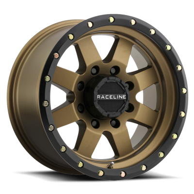 Raceline Wheels - 16X8 Raceline 935Bz-Defender Bronze  - 6X5.5  4.5"BS