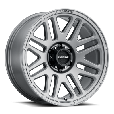 Raceline Wheels - 17X9 Raceline 944Gs-Outlander Greystone  - 6X5.5  4.5"BS