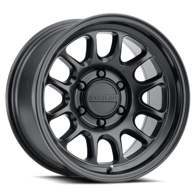 Raceline Wheels - 17X8.5 Raceline 958B-Rogue Satin Black  - 5X127  4.75"BS